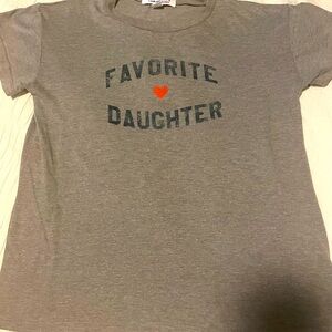 Favorite Daughter, Girls size Large, adorable and super soft jersey material.